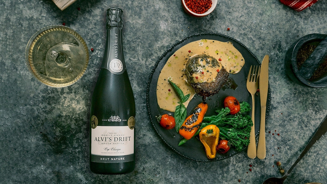 Recipe: Filet Au Poivre with Alvi’s Drift Wine Pairing