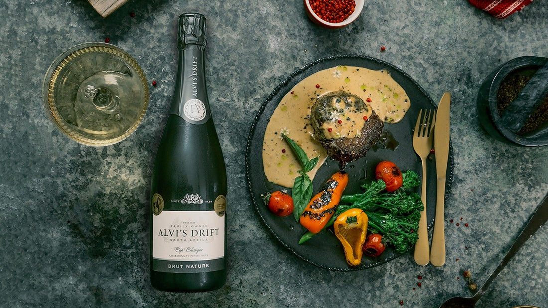 Recipe: Filet Au Poivre with Alvi’s Drift Wine Pairing