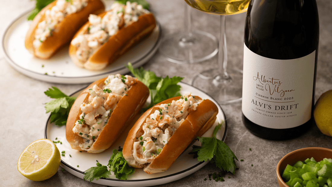 Recipe: Poached King Prawn Rolls & Wine Pairing