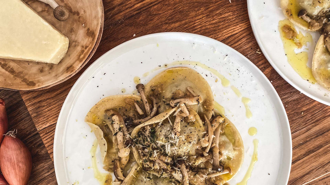 Recipe: Buttery Wild Mushroom Ravioli & Viognier