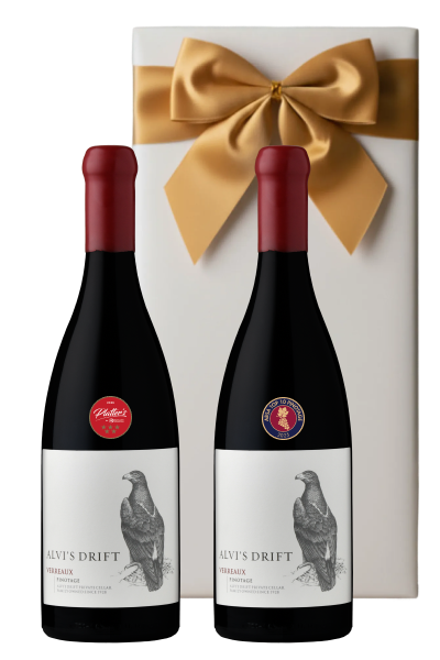 Alvis Drift Award Winning Flagship Verreaux Pinotage Gift-Box Transparent